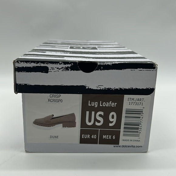 Dolce Vita Lug Loafer Women’s Shoes – US 9 / EUR 40 – Vegan Beige Dune Crisp NWT - Picture 11 of 11